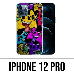 Coque iPhone 12 Pro - Manettes Jeux Video Monstres