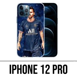 Coque iPhone 12 Pro - Messi PSG Paris Splash