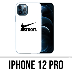 IPhone 12 Pro Case - Nike Just Do It White