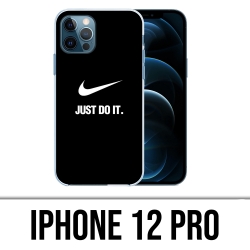 IPhone 12 Pro Case - Nike Just Do It Black