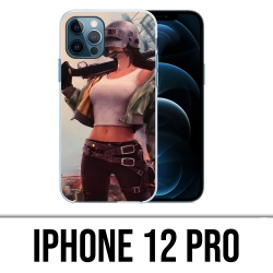 Coque iPhone 12 Pro - PUBG Girl