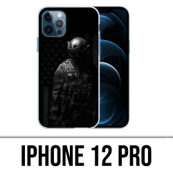 Coque iPhone 12 Pro - Swat Police Usa