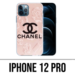 IPhone 12 Pro Case - Chanel Pink Background