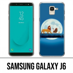 Coque Samsung Galaxy J6 - Roi Lion Lune