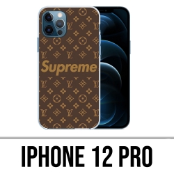 Custodia per iPhone 12 Pro - LV Supreme