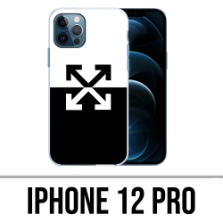 Funda para iPhone 12 Pro - Logotipo blanco roto