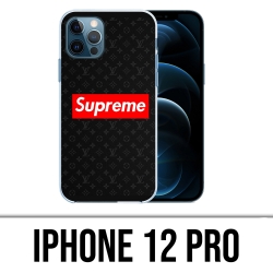 Coque iPhone 12 Pro - Supreme LV