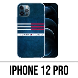 Coque iPhone 12 Pro - Tommy Hilfiger Bandes
