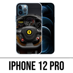 Coque iPhone 12 Pro - Volant Ferrari