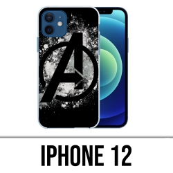 Coque iPhone 12 - Avengers Logo Splash
