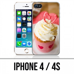 Custodia per iPhone 4 / 4S - Cupcake rosa