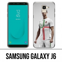 Coque Samsung Galaxy J6 - Ronaldo Football Splash