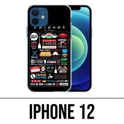 Coque iPhone 12 - Friends Logo