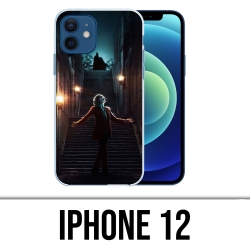 Coque iPhone 12 - Joker Batman Chevalier Noir