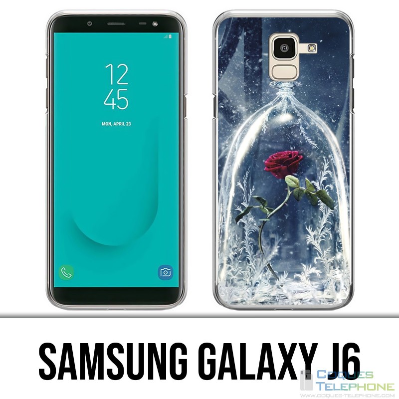 Coque Samsung Galaxy J6 - Rose Belle Et La Bete