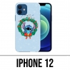 Coque iPhone 12 - Stitch Merry Christmas