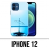 Coque iPhone 12 - Goutte Eau