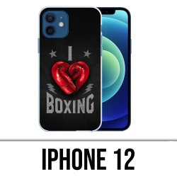 Coque iPhone 12 - I Love Boxing
