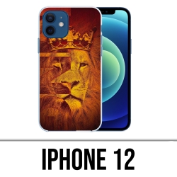 Coque iPhone 12 - King Lion