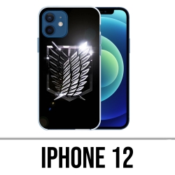 Funda para iPhone 12 - Logotipo de Attack On Titan