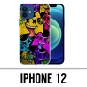 Coque iPhone 12 - Manettes Jeux Video Monstres