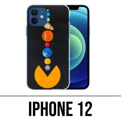 Coque iPhone 12 - Pacman Solaire
