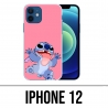 Coque iPhone 12 - Stitch Langue