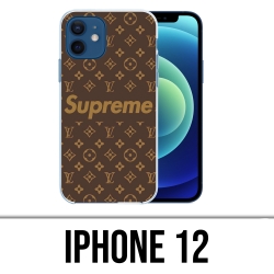 Coque iPhone 12 - LV Supreme
