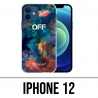 Coque iPhone 12 - Off White Color Cloud