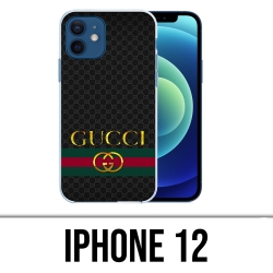 Funda para iPhone 12 - Gucci Gold