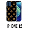 IPhone 12 case - Louis Vuitton Gold