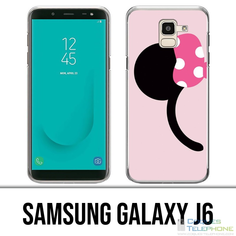Samsung Galaxy J6 Hülle - Minnie Stirnband