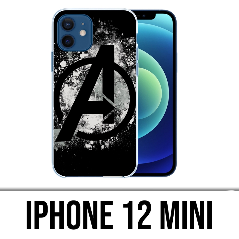 Cover iPhone 12 mini - Avengers Logo Splash