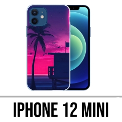 Coque iPhone 12 mini - Miami Beach Violet