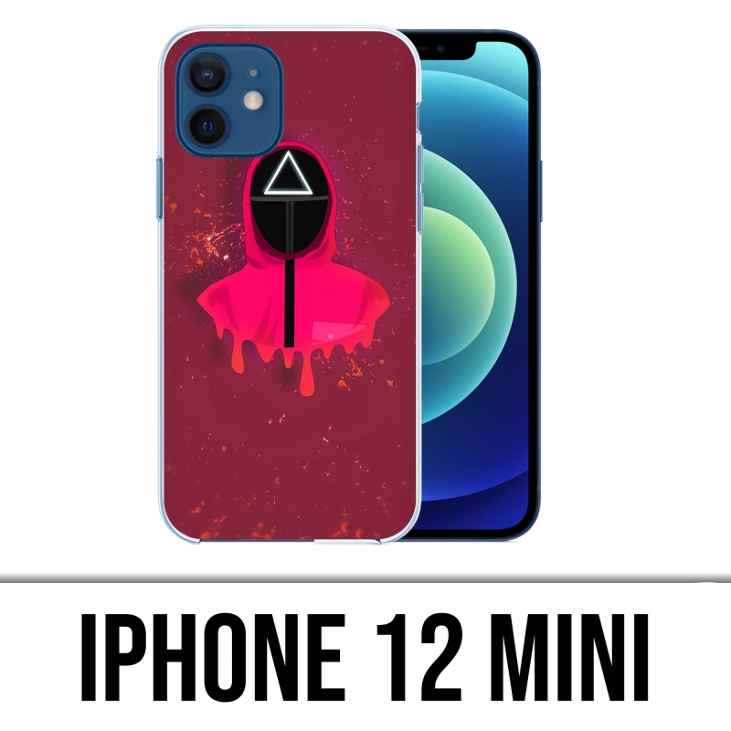 Coque iPhone 12 mini - Squid Game Soldat Splash