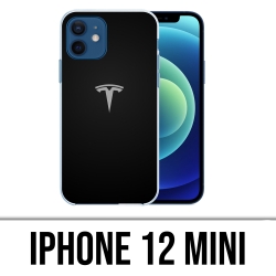 Cover iPhone 12 mini - Logo Tesla