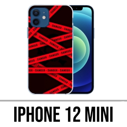 Mini custodia per iPhone 12 - Avviso di pericolo