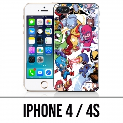 IPhone 4 / 4S Case - Cute Marvel Heroes