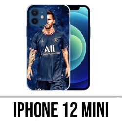 Cover iPhone 12 mini - Messi PSG Paris Splash