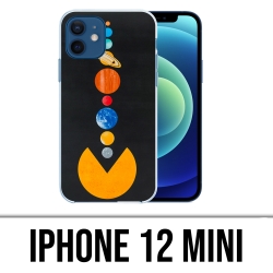 Coque iPhone 12 mini - Pacman Solaire