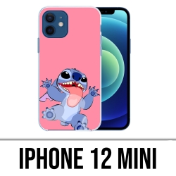 Coque iPhone 12 mini - Stitch Langue