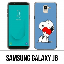 Custodia Samsung Galaxy J6 - Snoopy Heart