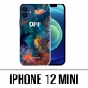 Coque iPhone 12 mini - Off White Color Cloud