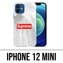 Mini custodia per iPhone 12 - Supreme White Mountain