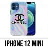 Coque iPhone 12 mini - Chanel Holographic