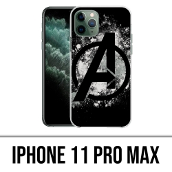 Custodia per iPhone 11 Pro Max - Logo di Avengers Splash