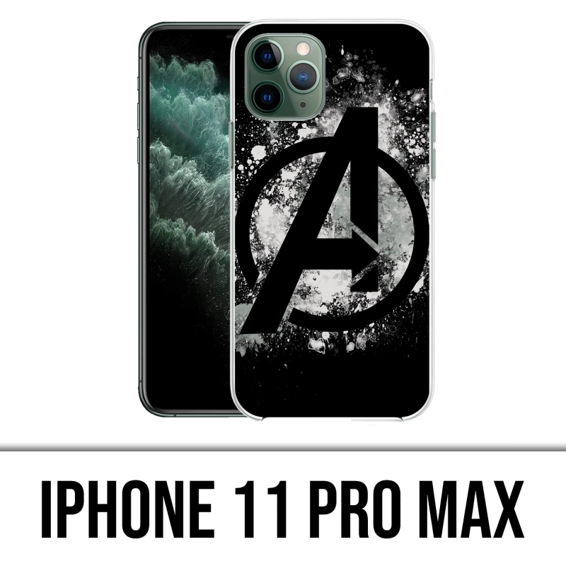 Coque iPhone 11 Pro Max - Avengers Logo Splash