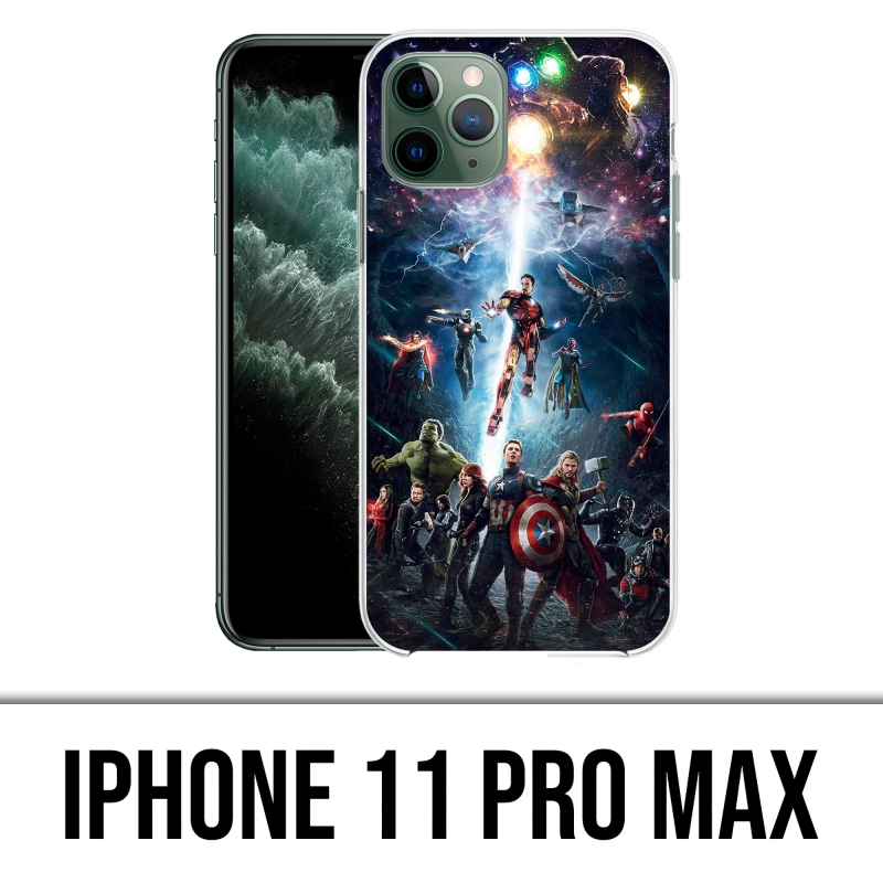 Coque iPhone 11 Pro Max - Avengers Vs Thanos