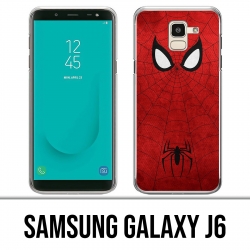 Samsung Galaxy J6 Hülle - Spiderman Art Design