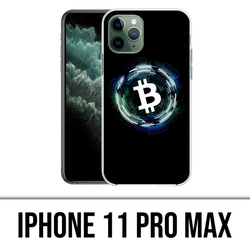 Funda para iPhone 11 Pro Max - Logotipo de Bitcoin